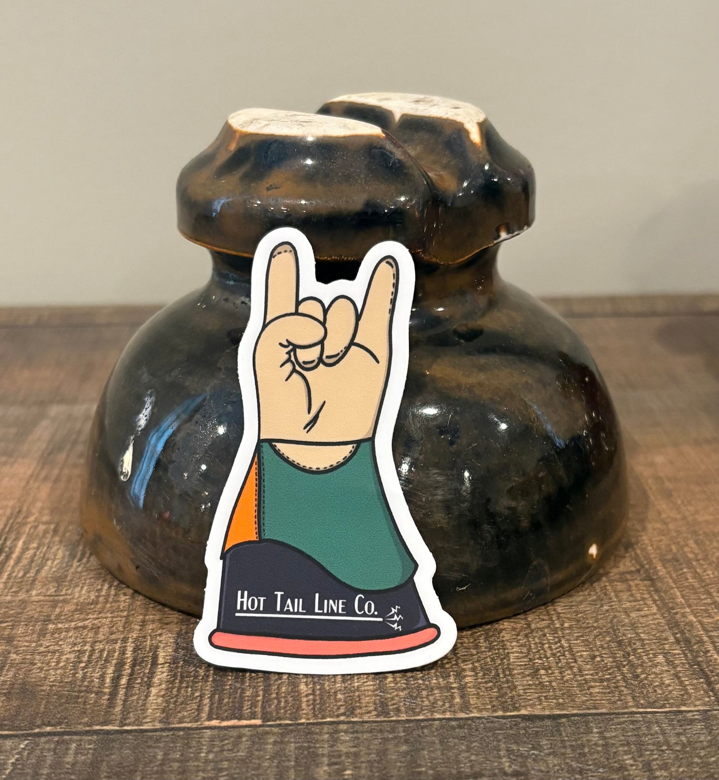 HotTailLineCo. Hardhat Sticker