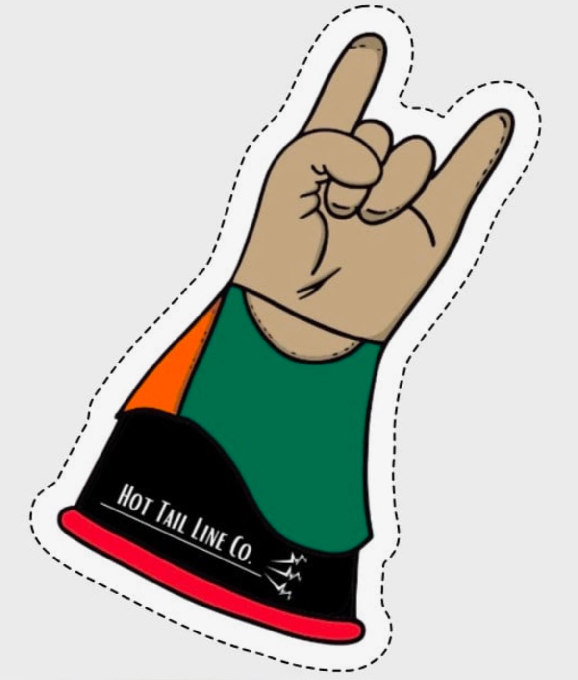 HotTailLineCo. 5” Sticker
