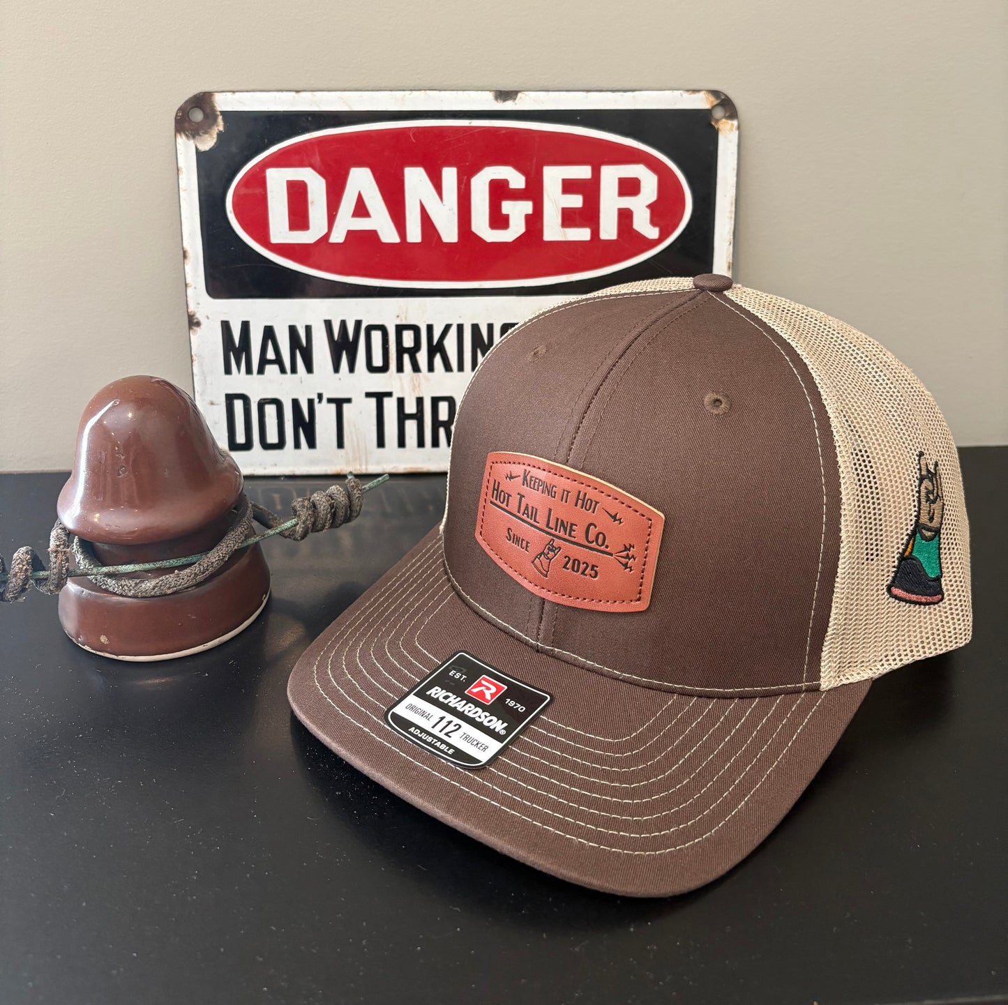 Brown/Khaki Patch Cap