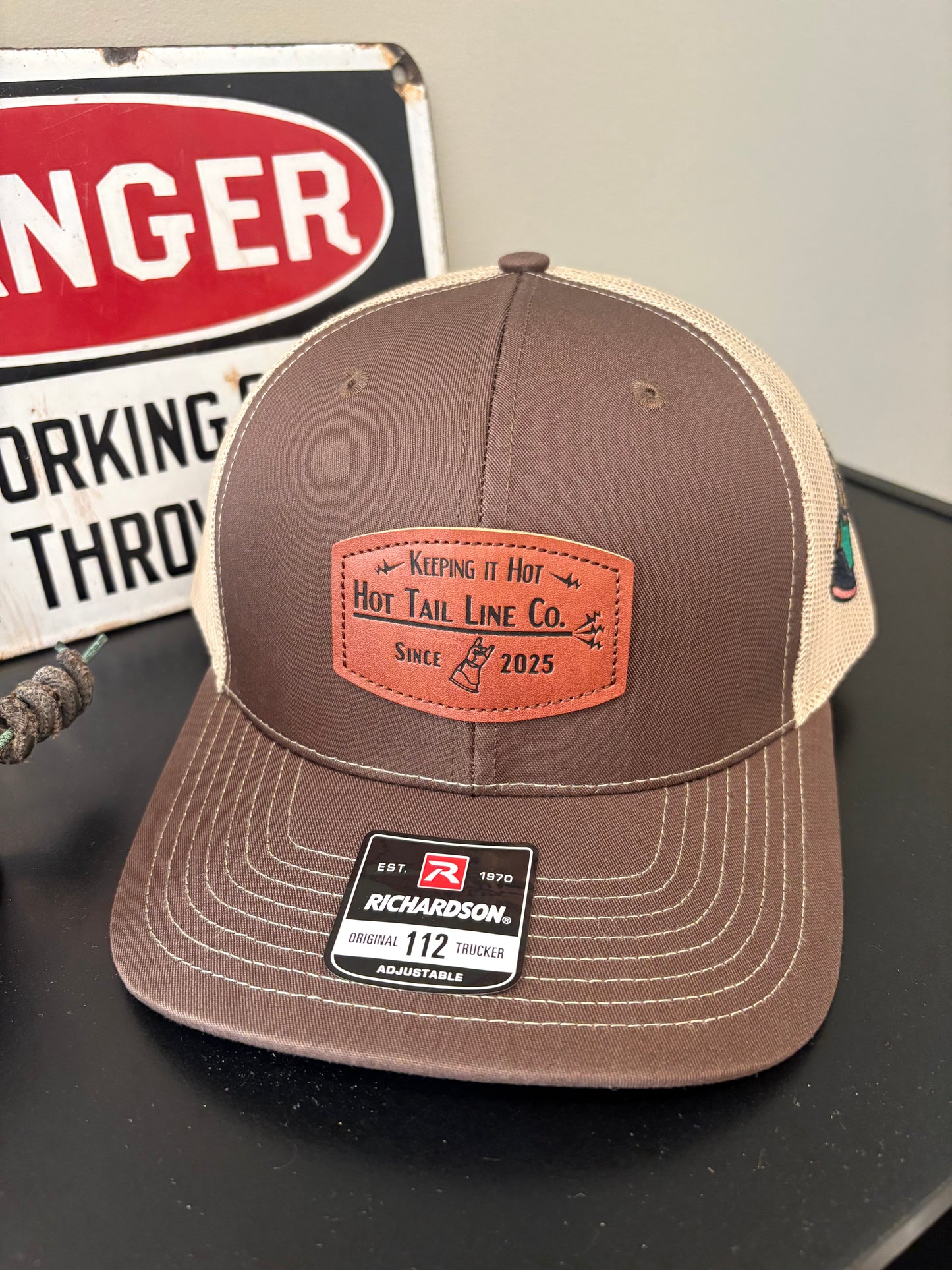Brown/Khaki Patch Cap