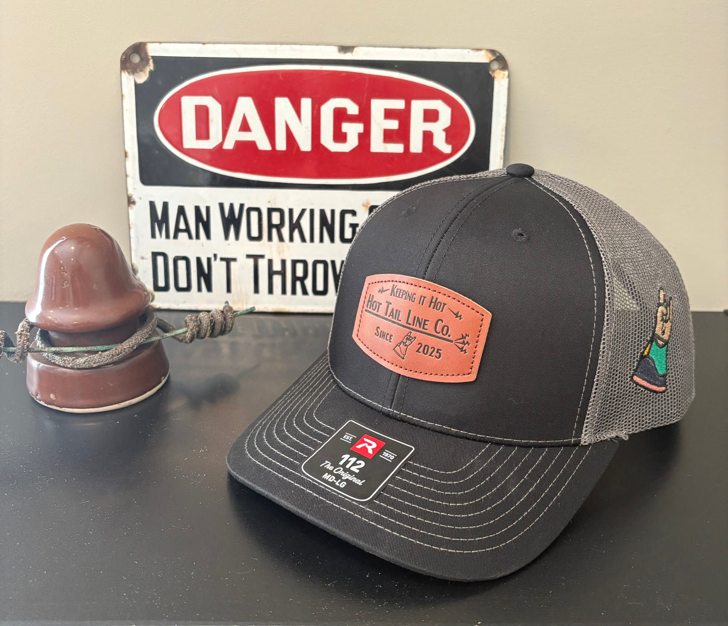 Black/Charcoal Patch Cap