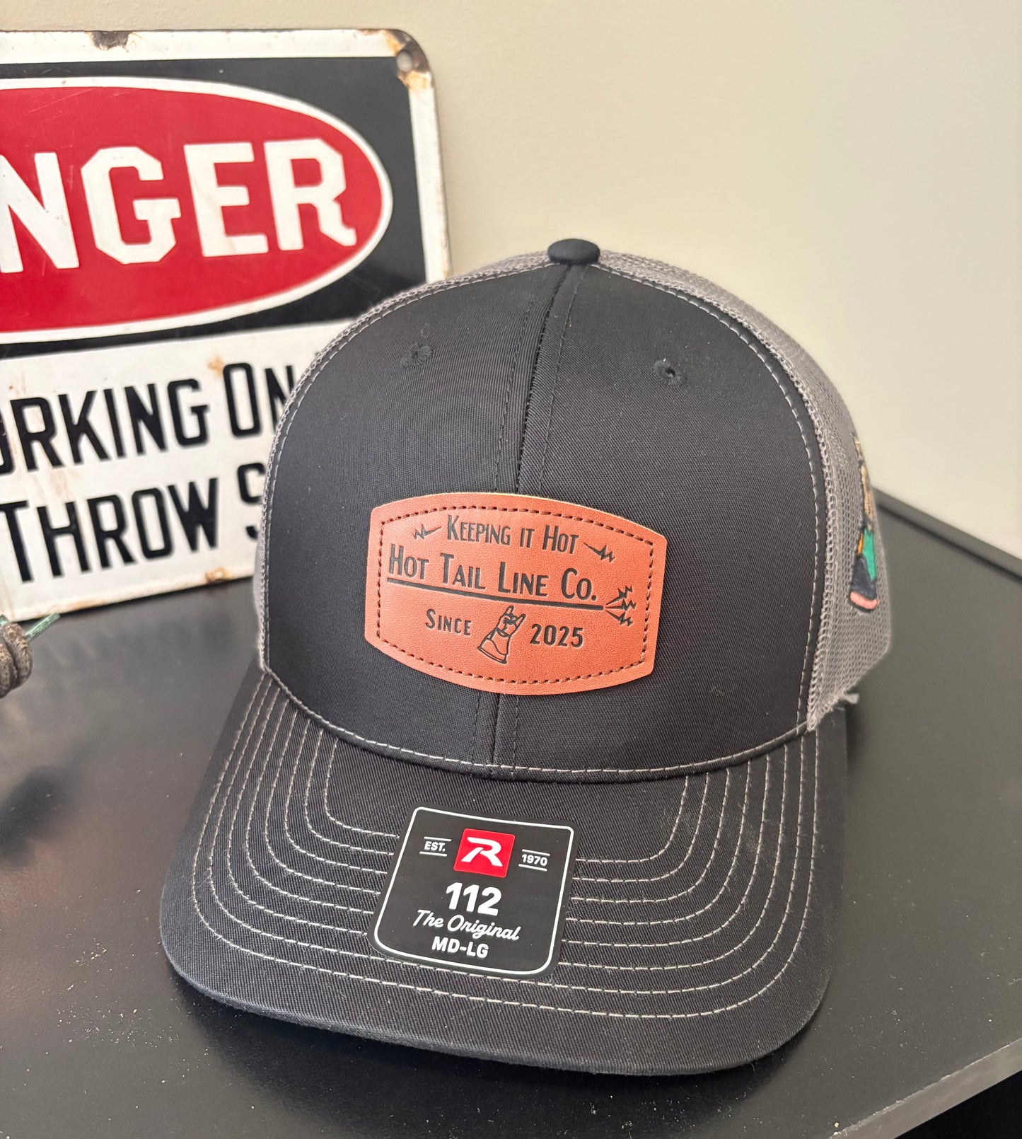 Black/Charcoal Patch Cap